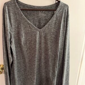 Torrid livi active Women's Gray V-Neck Top